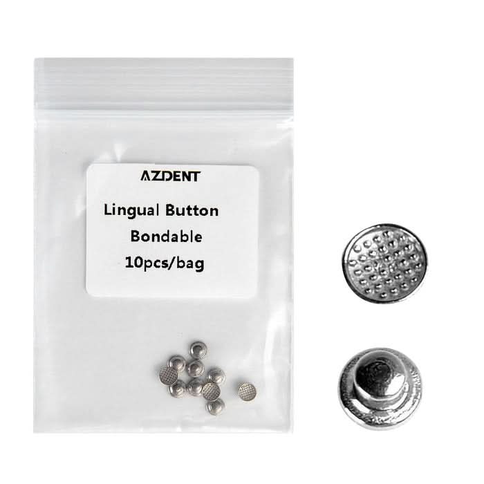 Dental Lingual Button Bondable Round Base 10pcs/Bag - pairaydental.com