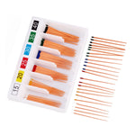 Gutta Percha Points 0.02 Taper 15-40# Color Coded 7 Models 120pcs/Pk - pairaydental.com