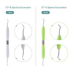 Restoration Instruments Enamel Chisel Set 6 Models Colors - pairaydental.com