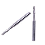 Dental Carbide Bur Flat End Taper Fissure Crosscut FG #701 10pcs/Box - pairaydental.com