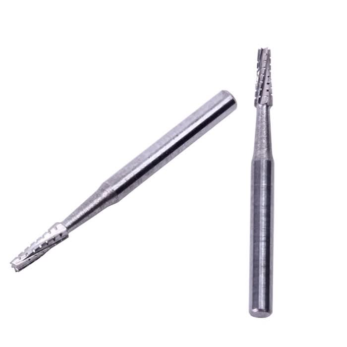 Dental Carbide Bur Flat End Taper Fissure Crosscut FG #701 10pcs/Box - pairaydental.com