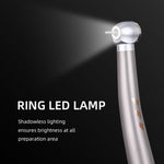 LED High Speed Handpiece 2/4 Hole Ceramic Bearing Single Water Spray - pairaydental.com