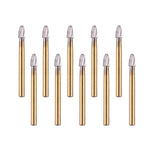 Dental Carbide Burs Egg Shaped Trimming Finishing FG 7406 10pcs/Box - pairaydental.com