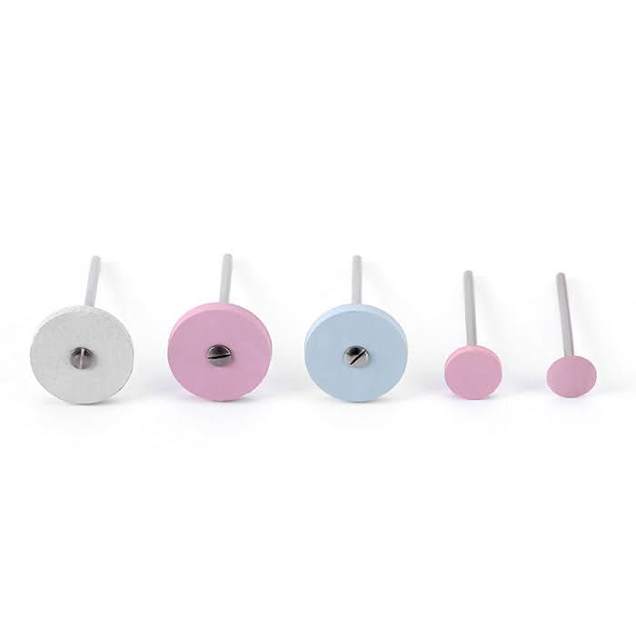 thumbnail interactive-video image 1 of 18 Pcs Dental Diamond Polishing Wheels + 10 HP Shank Mandrels - 2.35mm Arbor For Grinding & Cutting 1 of 3