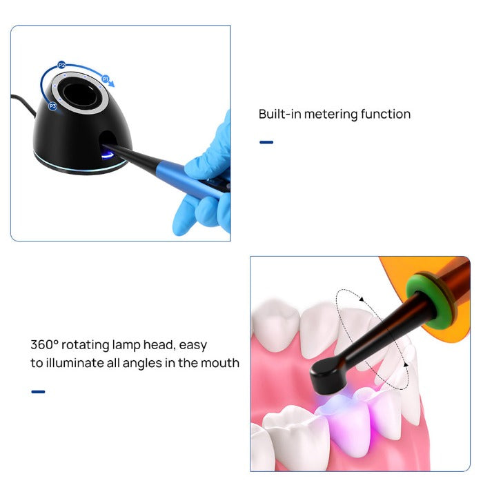 X2 LED Curing Light High Power Wide Spectrum - Tri County Dental Supply