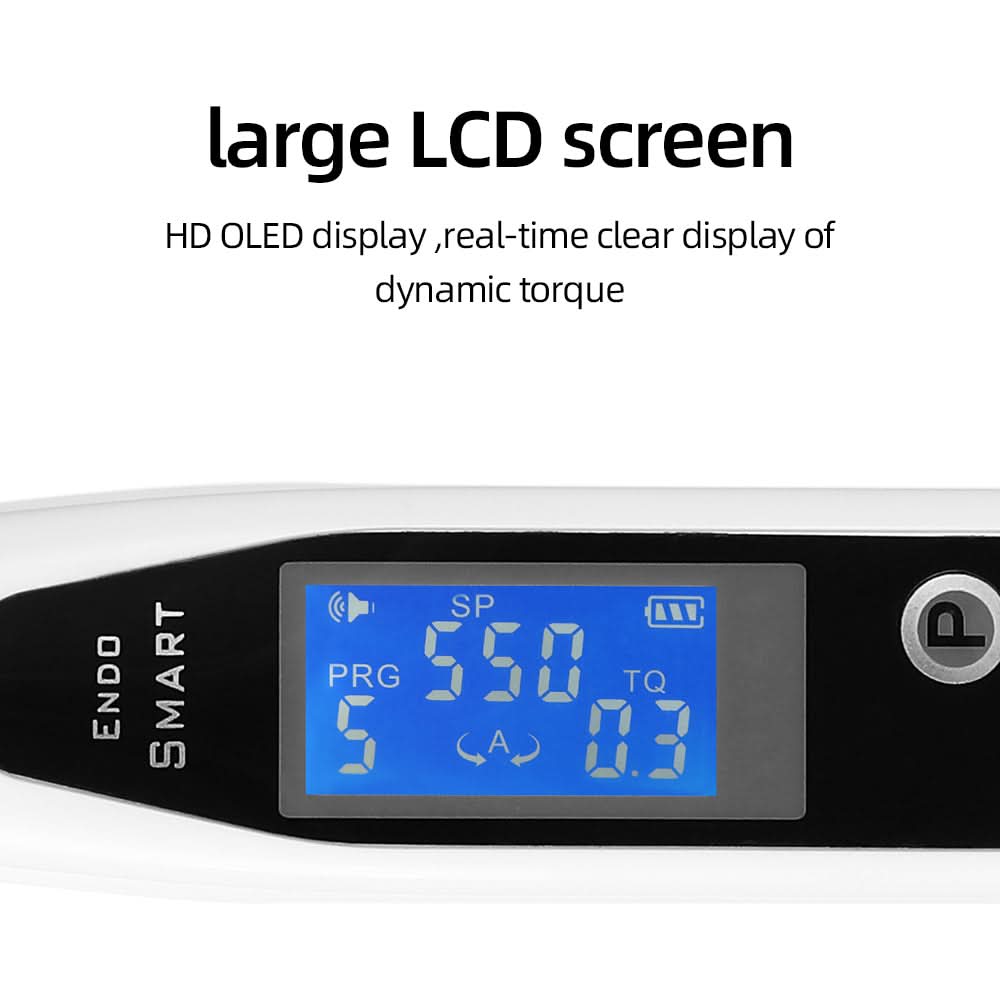 LED Wireless Endodontic Motor Handpiece With 16:1 Contra Angle 9 Modes - pairaydental.com