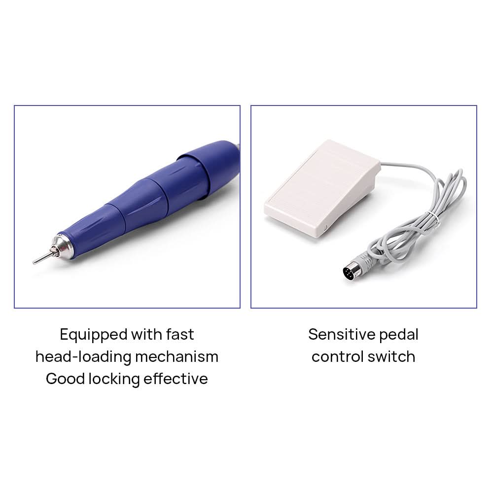 Dental Electric Micromotor Polishing Grinding Machine 65W 40000rpm - pairaydental.com
