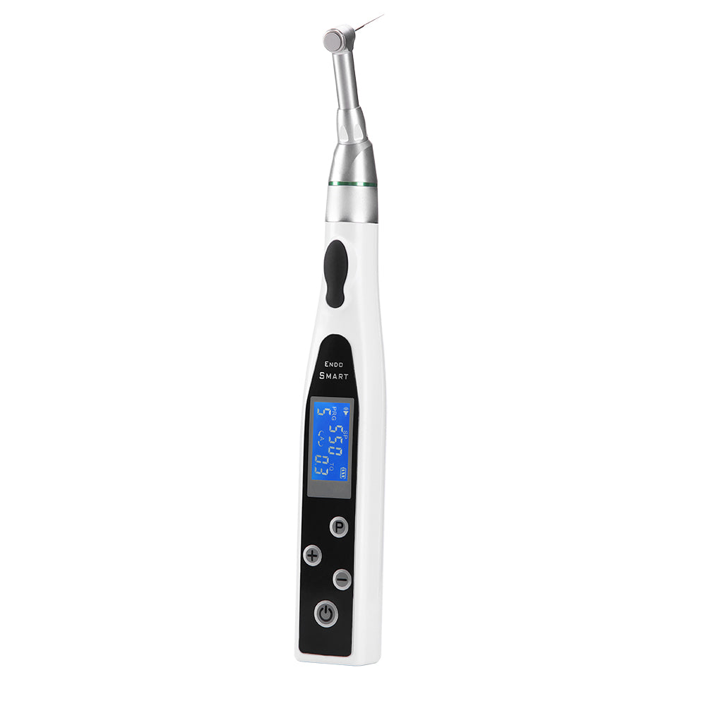 LED Wireless Endodontic Motor Handpiece With 16:1 Contra Angle 9 Modes - pairaydental.com