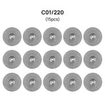 Dental Lab Diamond Disc Cutting Double Side Polishing Disk 11 Models - pairaydental.com
