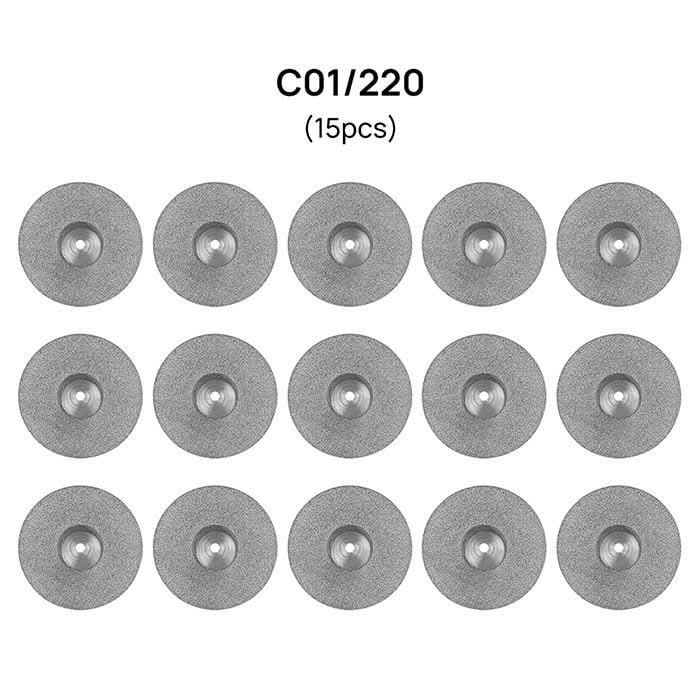 Dental Lab Diamond Disc Cutting Double Side Polishing Disk 11 Models - pairaydental.com