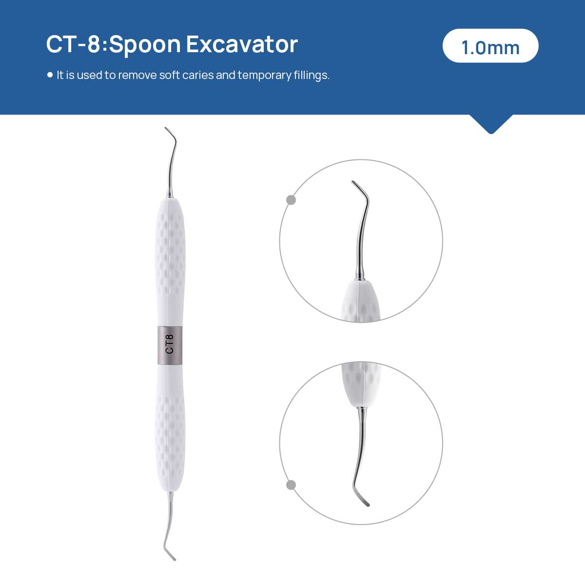 Restoration Instruments Enamel Chisel Set 6 Models Colors - pairaydental.com