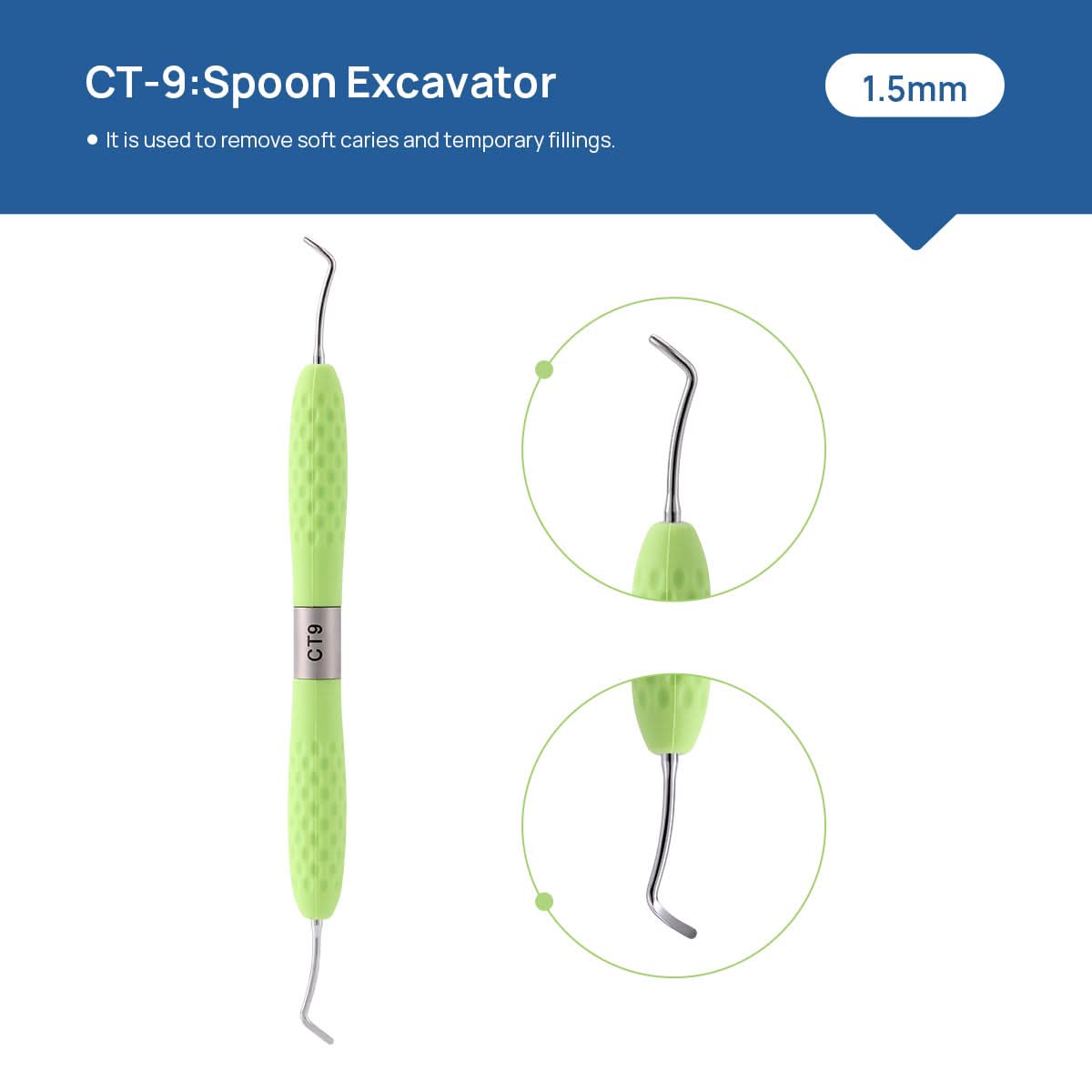 Restoration Instruments Enamel Chisel Set 6 Models Colors - pairaydental.com