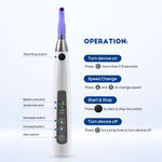 Cordless 360° Rotating Hygiene Prophy Handpiece 3 Speed Settings & 2 Prophy Angles - pairaydentall.com