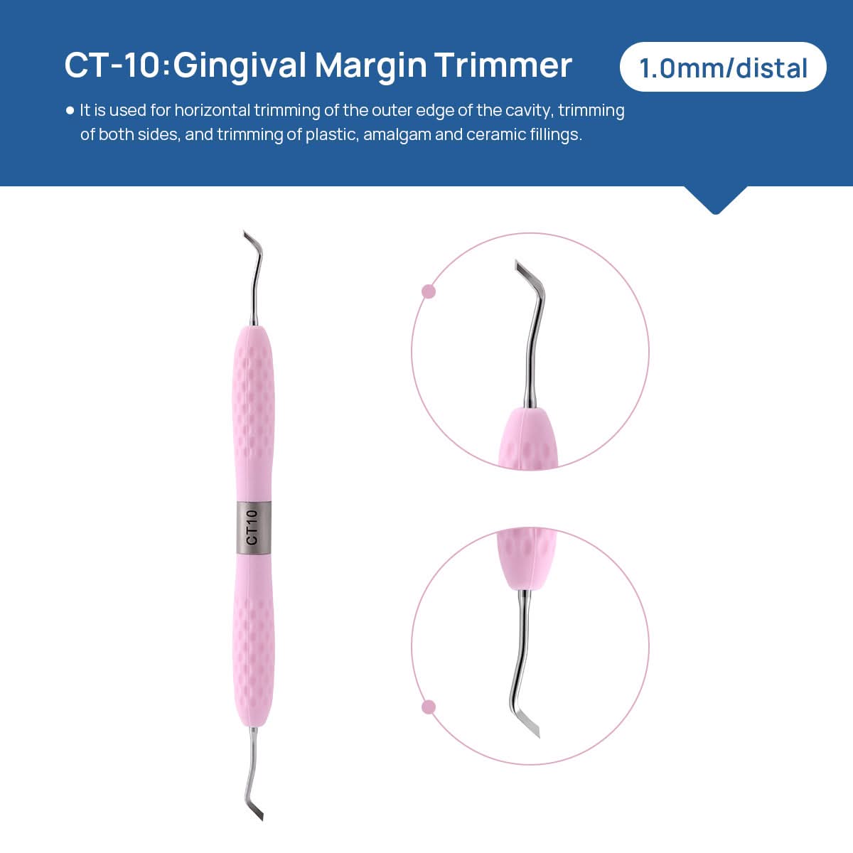 Restoration Instruments Enamel Chisel Set 6 Models Colors - pairaydental.com
