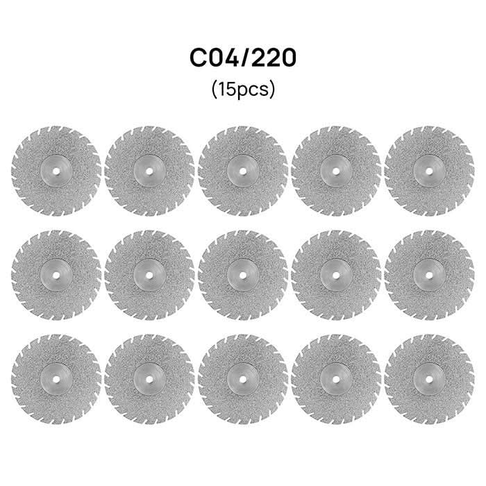 Dental Lab Diamond Disc Cutting Double Side Polishing Disk 11 Models - pairaydental.com