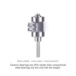 Dental LED High Speed Handpiece 2/4 Hole Four Water Spray Push Button - pairaydental.com