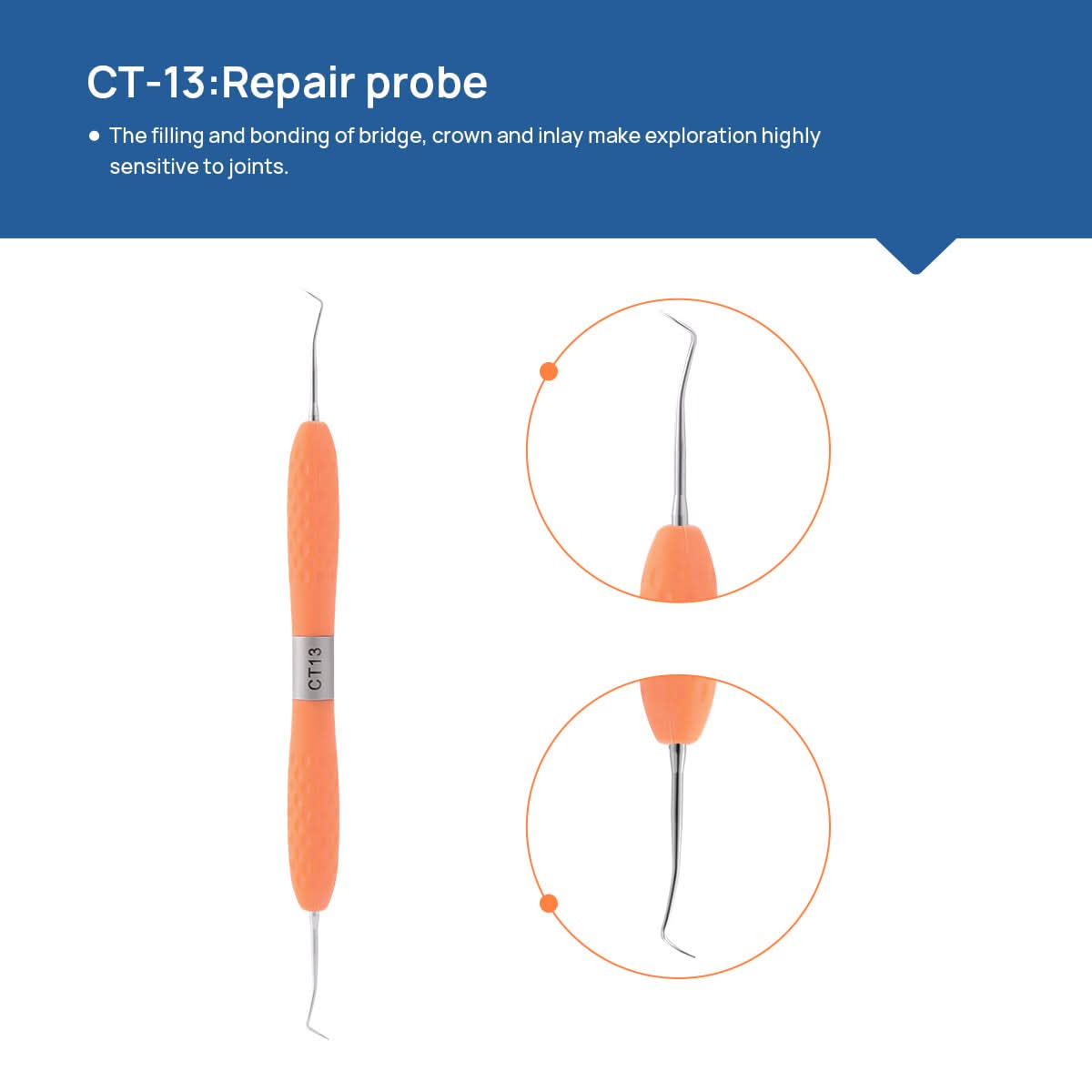 Restoration Instruments Enamel Chisel Set 6 Models Colors - pairaydental.com