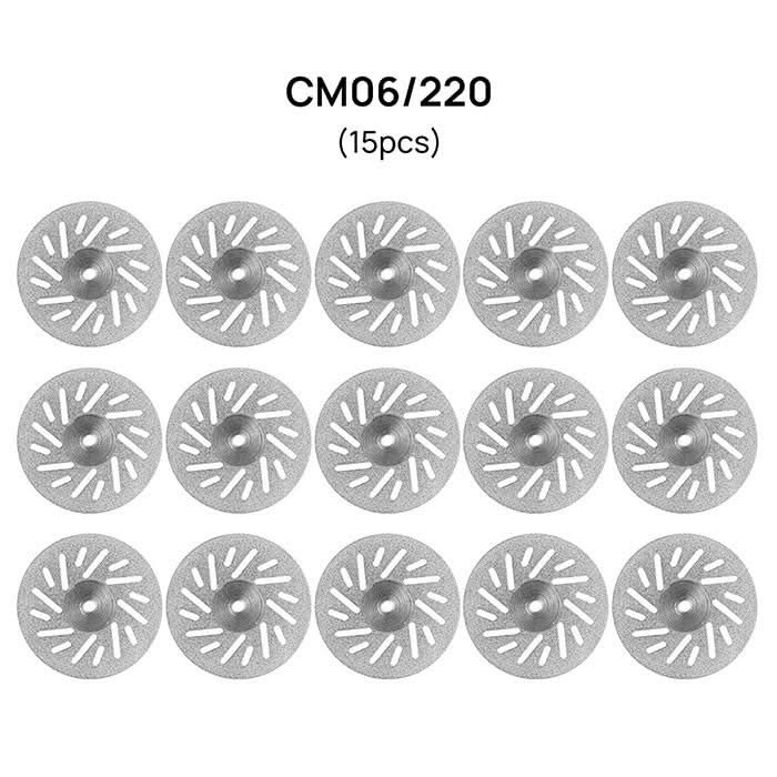 Dental Lab Diamond Disc Cutting Double Side Polishing Disk 11 Models - pairaydental.com