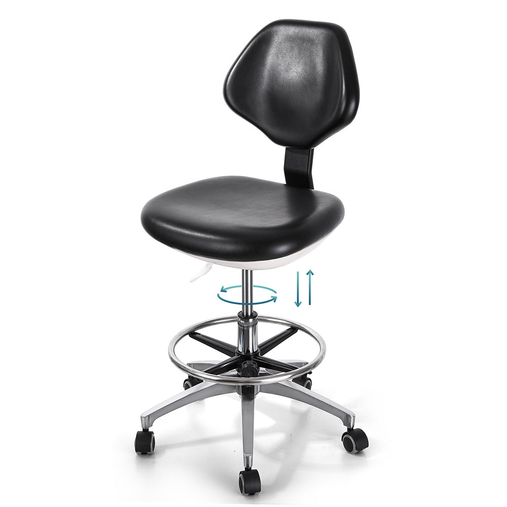 Dental Doctor Chair With Adjustable Seat And Backrest 360-Degree Rotated - pairaydental.com