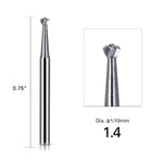 Dental Carbide Bur Round FG #4 10pcs/Box - pairaydental.com