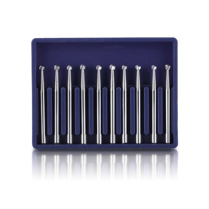 Dental Carbide Bur Round FG #4 10pcs/Box - pairaydental.com