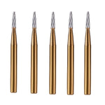 Dental Carbide Burs Needle Shaped Trimming Finishing FG 7902 10pcs/Box - pairaydental.com