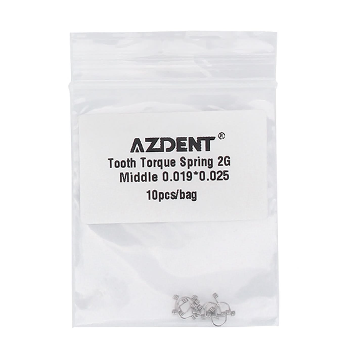 2G Middle Tooth Torque Spring 0.019*0.025 10pcs/Bag