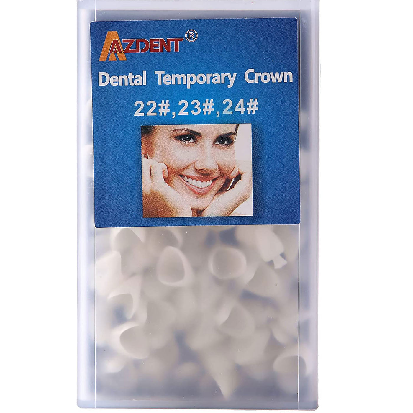 Dental Temporary Crown Kit Mixed 22#23#24# 72pcs/Box - pairaydental.com