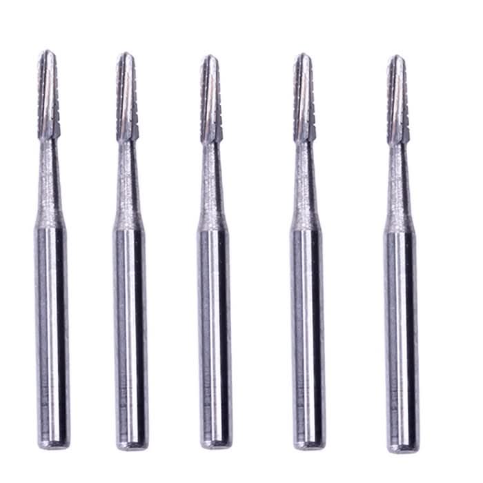 Dental Carbide Bur Straight Round End Crosscut Fissure FG #1557 10pcs/Box - pairaydental.com