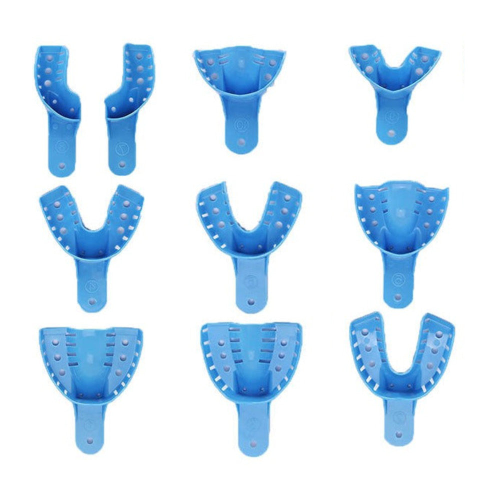 Dental Impression Plastic Trays Autoclavable 10pcs/Kit - pairaydental.com
