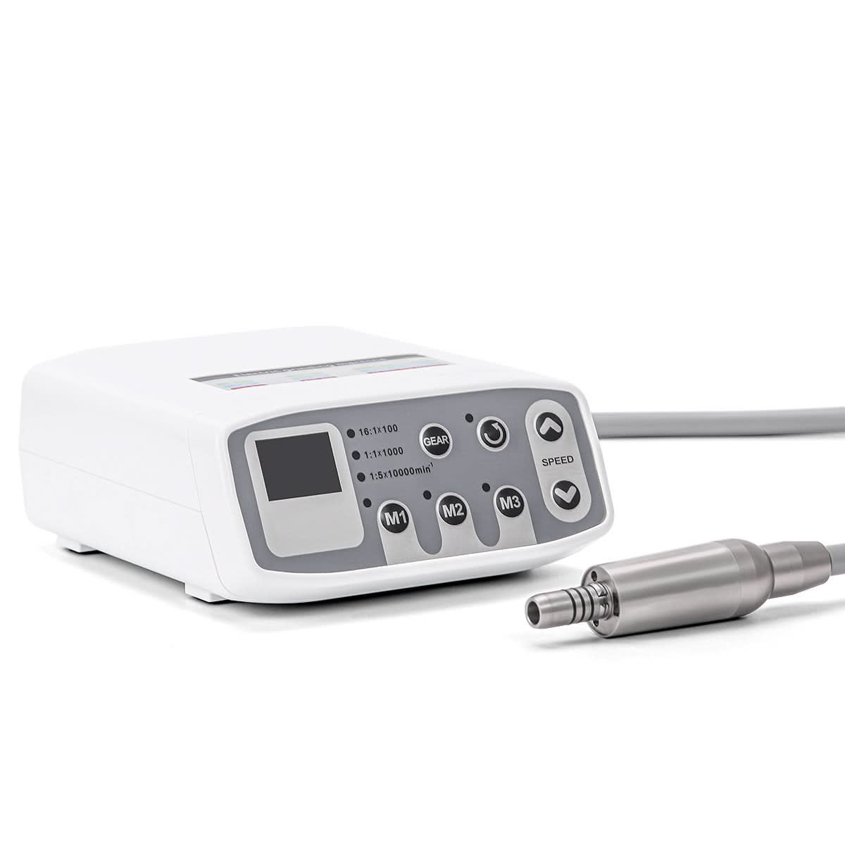 4 Hole LED Brushless Electric Micro Motor 1:1/1:5/16:1 Internal Spray 3 Memory Mode Integrated Handpiece Tube - pairaydental.com