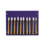 Dental Carbide Burs Egg Shaped Trimming Finishing FG 7408 10pcs/Box - pairaydental.com