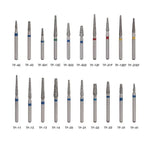 Dental Diamond Bur TF Series Flat Cone Full Size 5pcs/Pack - pairaydental.com