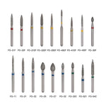 Dental Diamond Bur FG FO Series Flame Full Size 5pcs/Pack - pairaydental.com