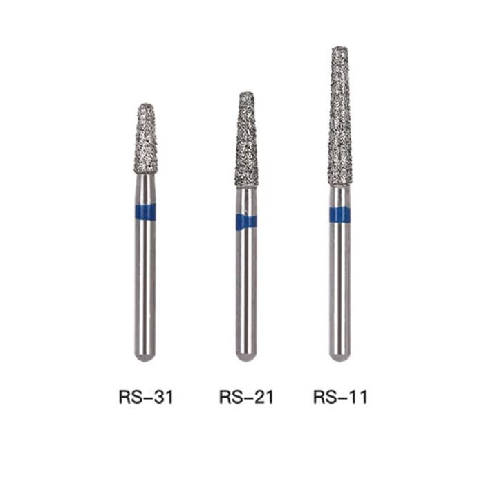 Dental Diamond Bur RS Series Rounded Shoulder Full Size 5pcs/Pack - pairaydental.com