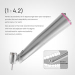 1:4.2 Electric Contra Angle Handpiece 45 Degree Fiber Optic External Water - pairaydental.com