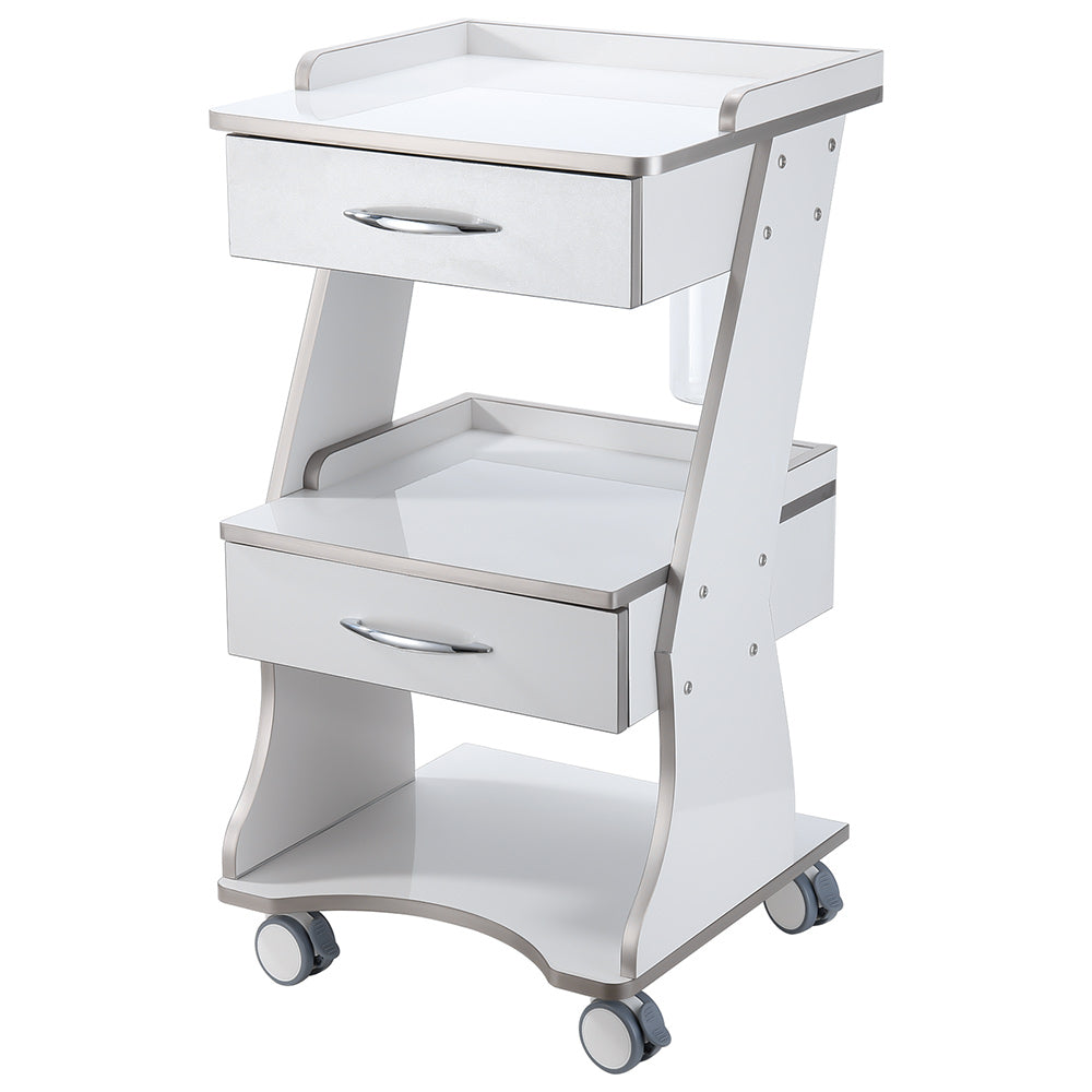 Dental Mobile Cart Metal Built-in Socket With Auto-water Bottle Supply System - pairaydental.com