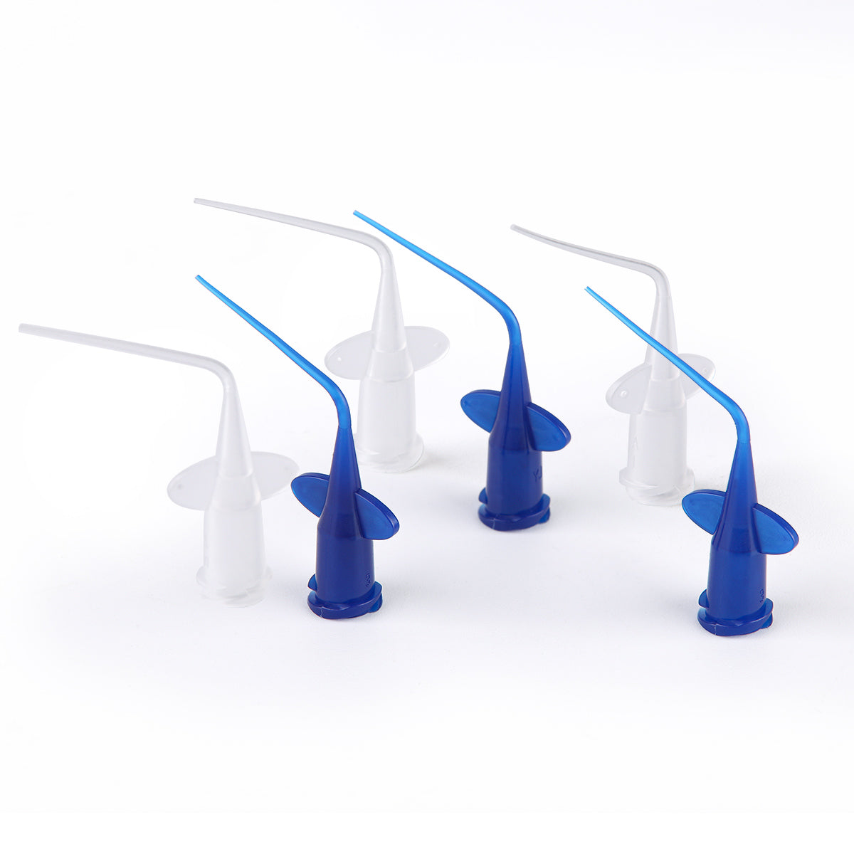 Disposable Dental Irrigation Syringe Tips Blue/ Transparent 50pcs/Pack - pairaydental.com