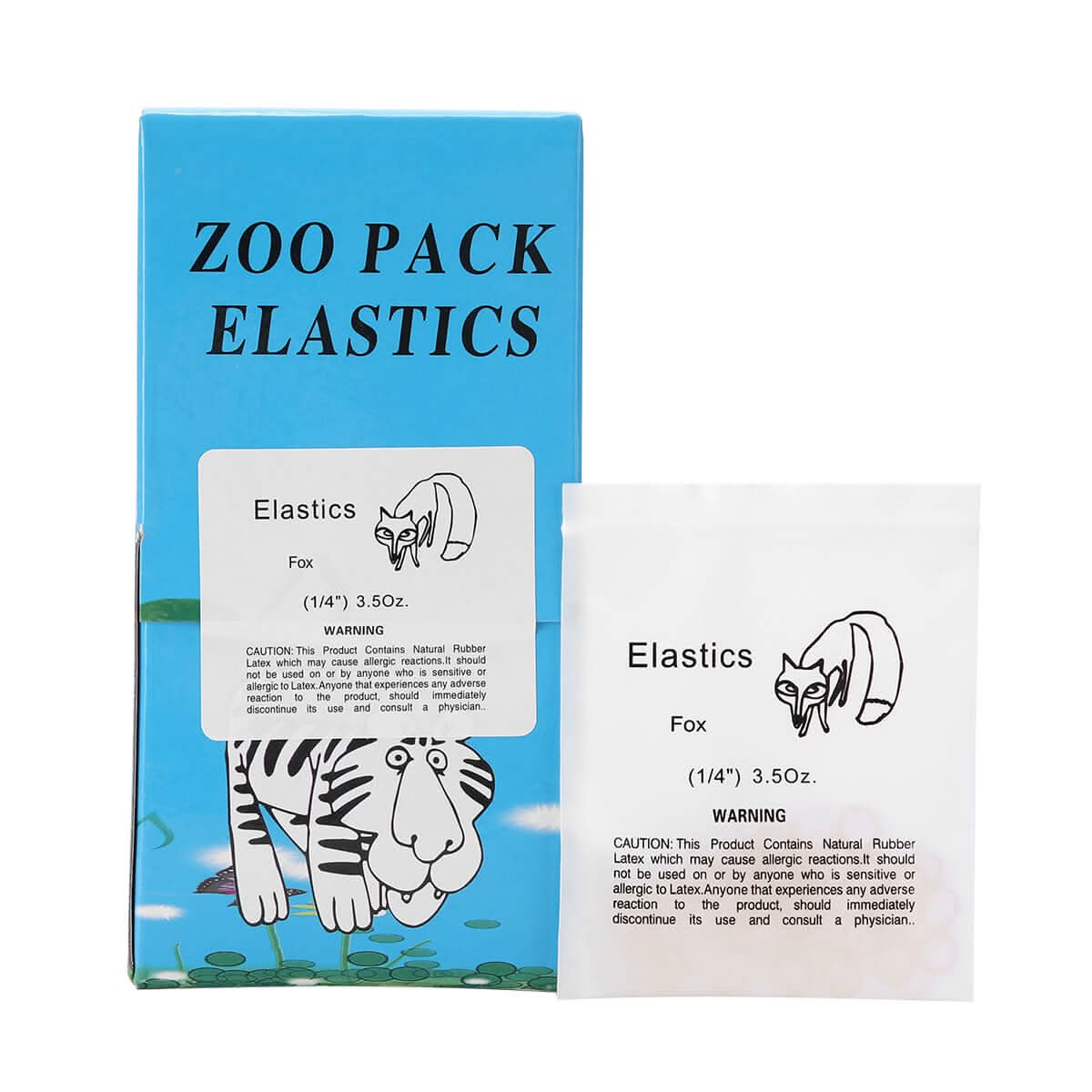 Orthodontic 3.5 OZ Rubber Bands Latex Braces Force 5 Sizes 5000pcs/Box - pairaydental.com