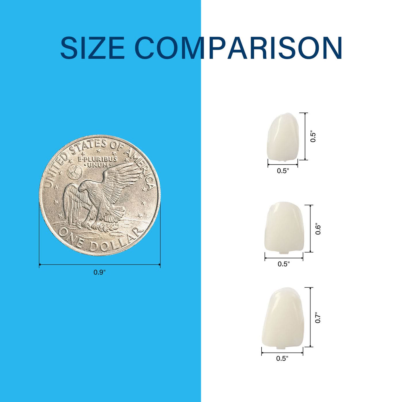 Dental Temporary Crown Kit Mixed 22#23#24# 72pcs/Box - pairaydental.com