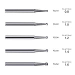 Dental Carbide Bur Round FG #1 10pcs/Box - pairaydental.com