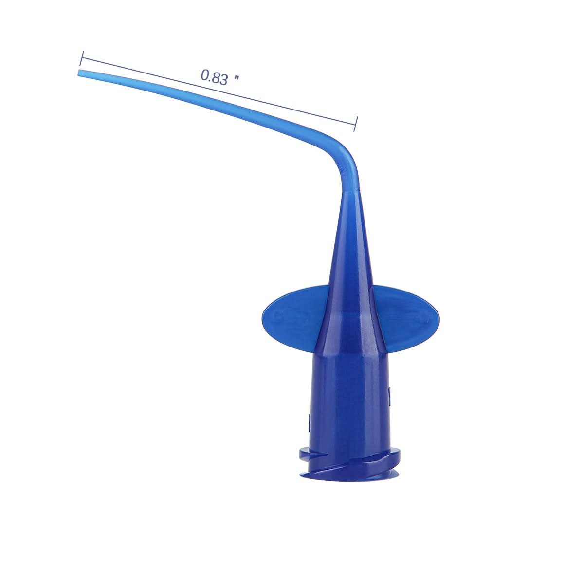 Disposable Dental Irrigation Syringe Tips Blue/ Transparent 50pcs/Pack - pairaydental.com