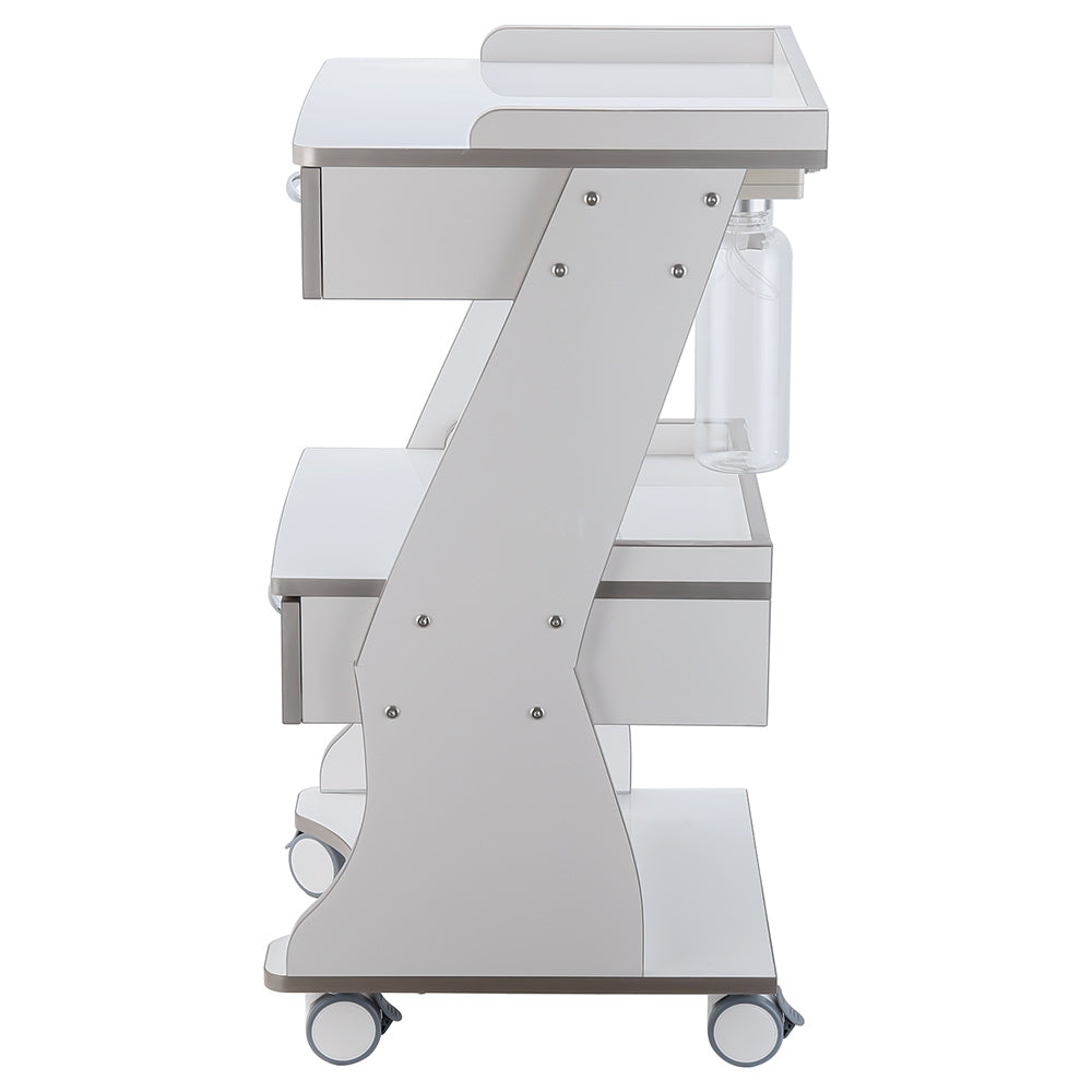 Dental Mobile Cart Metal Built-in Socket With Auto-water Bottle Supply System - pairaydental.com
