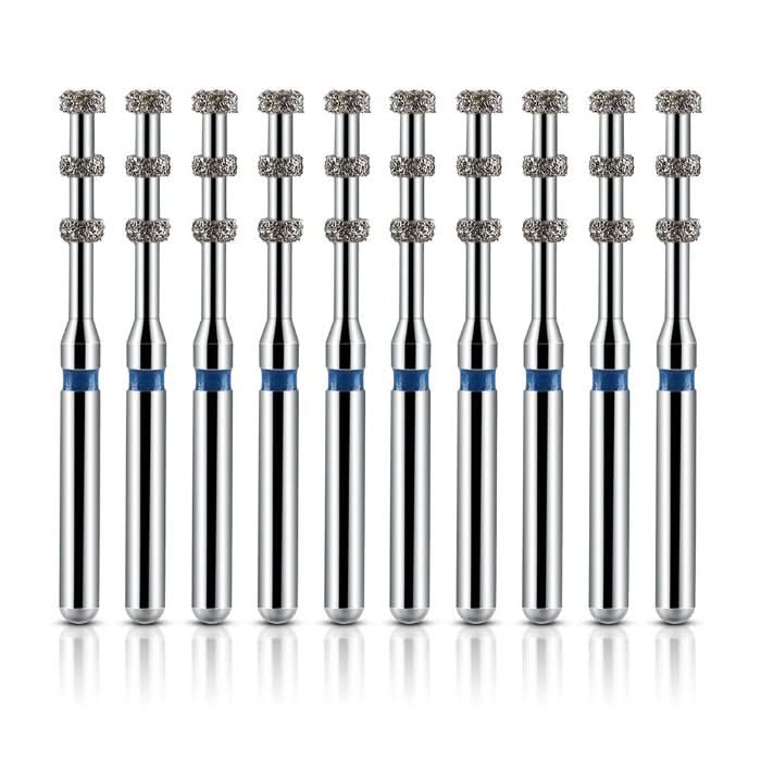 Dental FG Diamond Burs VP-21 Depth Marking 10pcs/Box - pairaydental.com