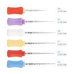 Endo NiTi Super File Hand Use 25mm Assorted SX-F3 6pcs/Pk - pairaydental.com
