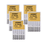 Endo Hand K-Files Stainless Steel #08 21mm 6pcs/Pk - pairaydental.com