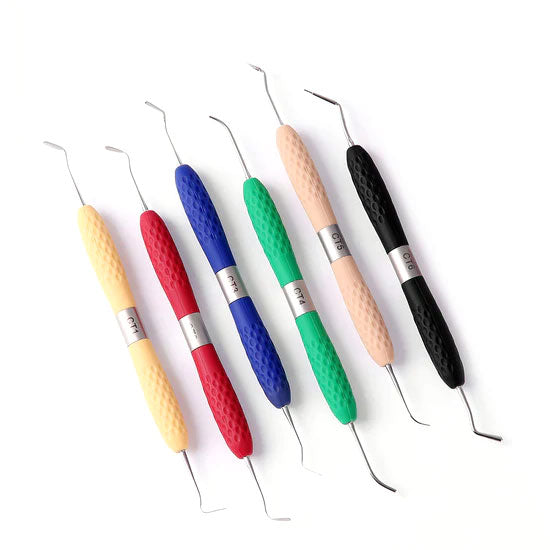 Resin Filler Aesthetic Restoration Silicone Handle 6 Colors - pairaydental.com