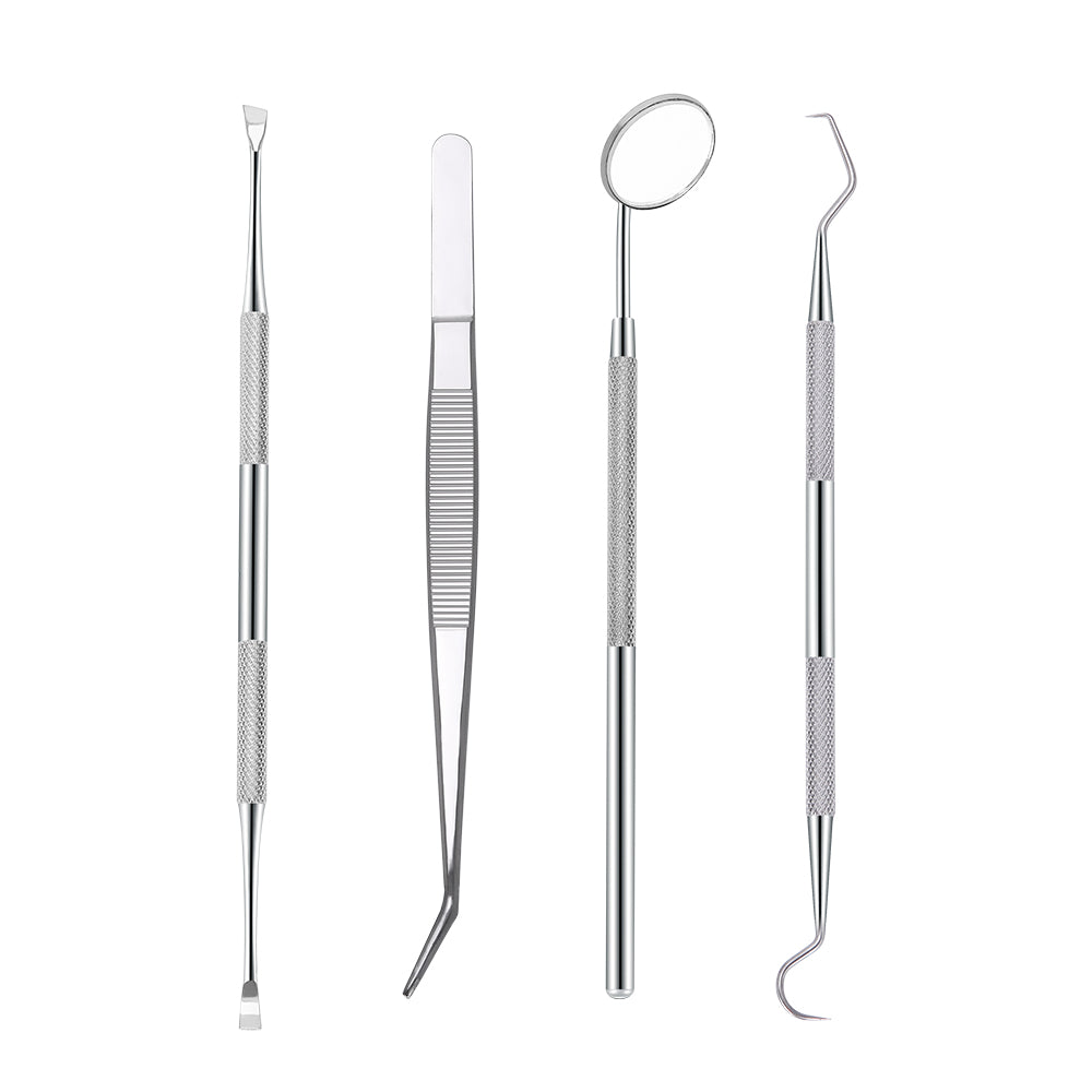4pcs Dental Tools Stainless Stee Teeth Cleaning Kit - pairaydental.com