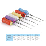 Endo NiTi Super File Hand Use 25mm Assorted SX-F3 6pcs/Pk - pairaydental.com