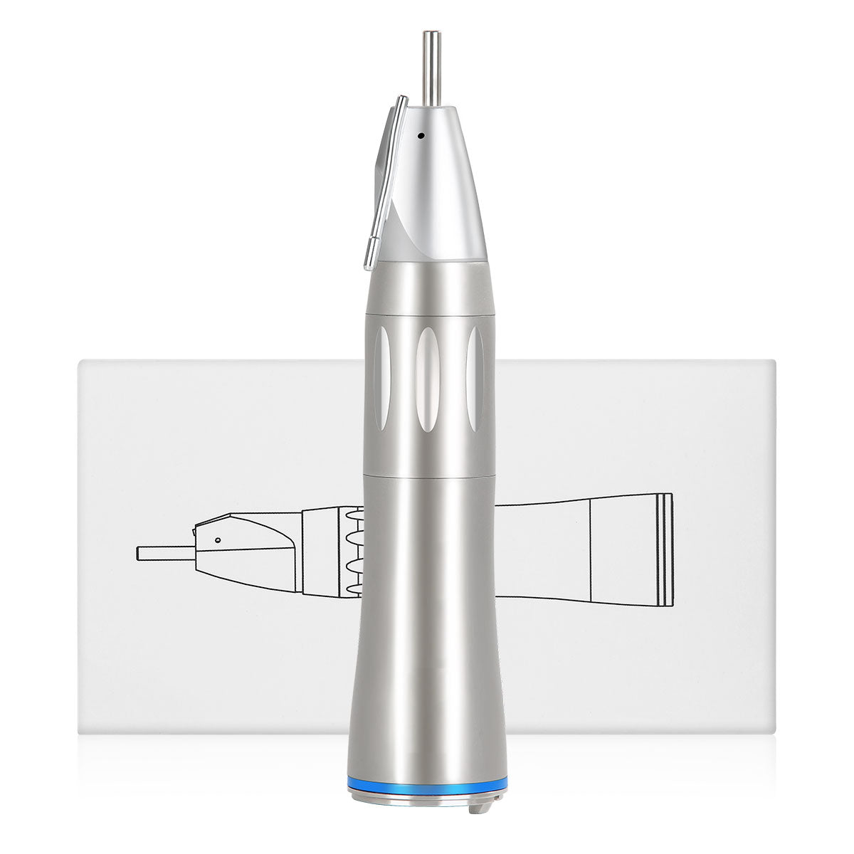 1:1 Fiber Optic Low Speed Straight Surgical Handpiece External Pipe - pairaydental.com